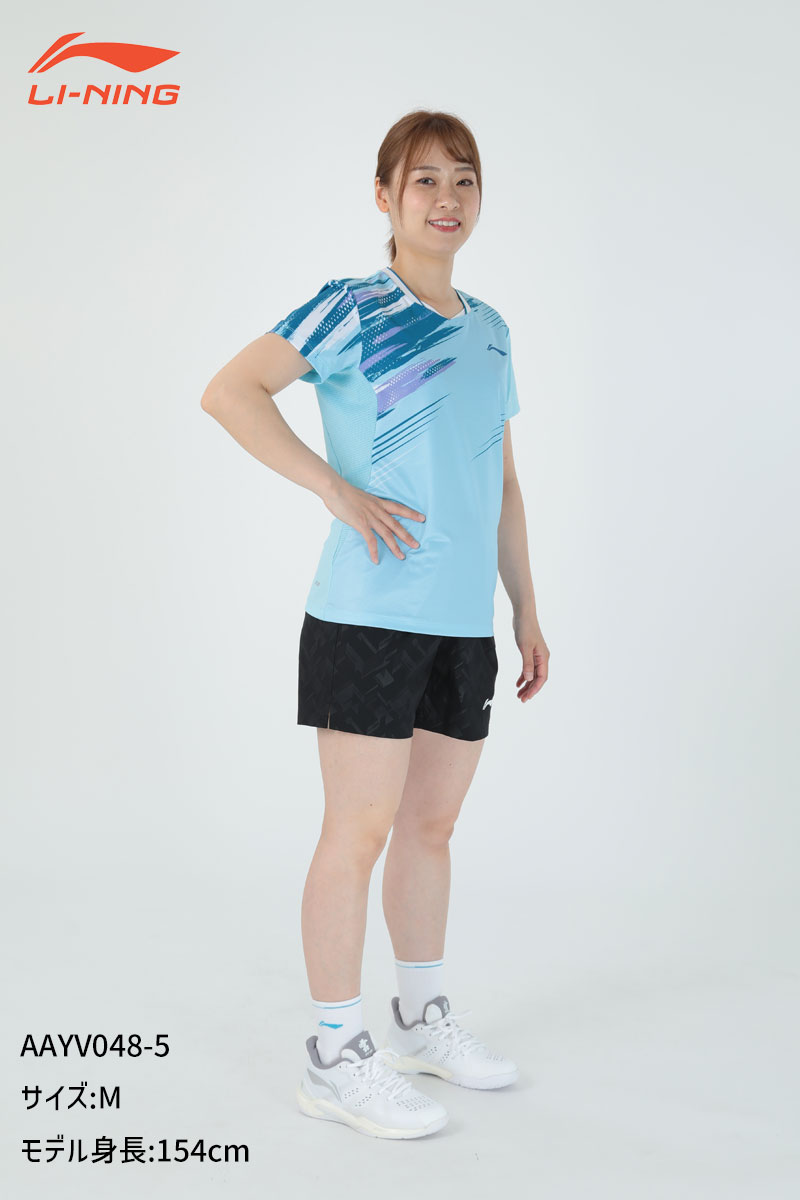 LI-NING AAYV048 ゲームウェア バドミントンウェア(レディース) リーニン【日本バドミントン協会審査合格品/メール便可】 3