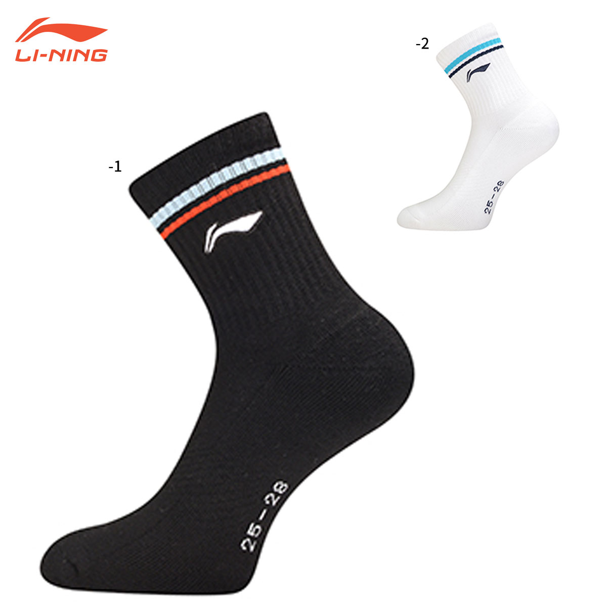 LI-NING AWSU423 バドミントンソックス(ユニ/メンズ) 25-28cm リーニン【メール便可】