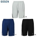 GOSEN PP2500 ハーフパンツ(メンズ・ユニ) アパレル ウェア バドミントン・テニス ゴーセン 2025SS【日本バドミントン協会審査合格品/メール便可】