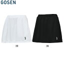 GOSEN S2501 レディーススカート(レディース) アパレル ウェア バドミントン・テニス ゴーセン 2025SS【日本バドミントン協会審査合格品/メール便可】