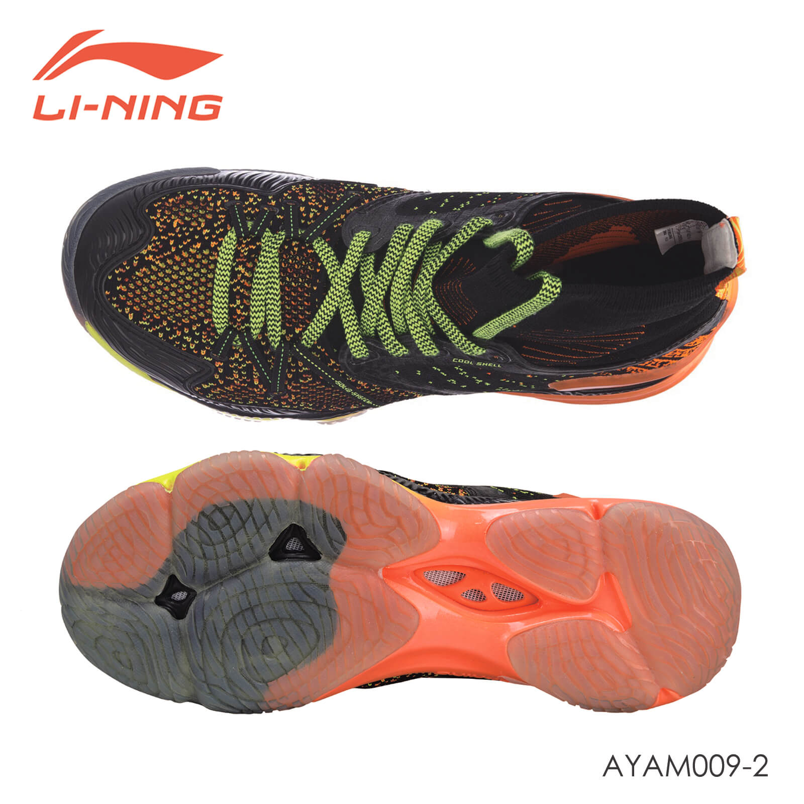 LI-NING AYAM009 一体型バドミントンシューズ(ユニ/メンズ) 24-28.5cm リーニン【...