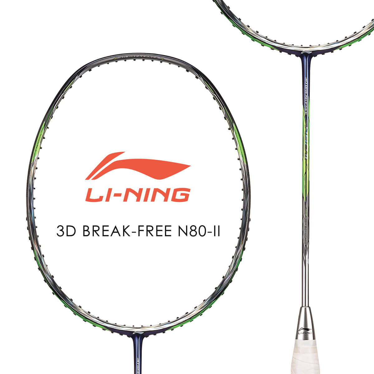 LI-NING 3D BREAK-FREE N80-2 AYPL026-1 バドミントンラケット リーニン【オススメガット&ガット張り工賃無料】