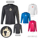 A-WIN 1801LD FIGHT 長袖 Tシャツ(ユニ/ メンズ/ ジュニア) バドミントンウェア アーウィン【メール便可/ハシルトンシリーズ/ 限定品】