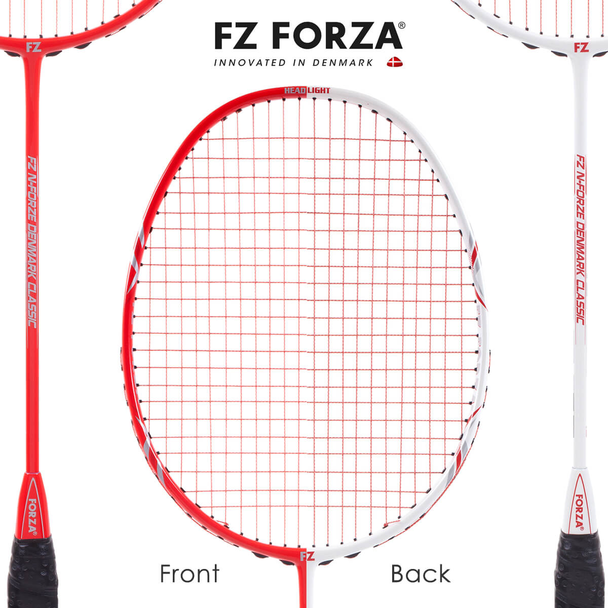 【超特価】FZ FORZA N-FORZE DENMARK CLASSIC ダブルフェイスカラー フォーザ バドミントンラケット【オススメガット&ガット張り工賃無料】