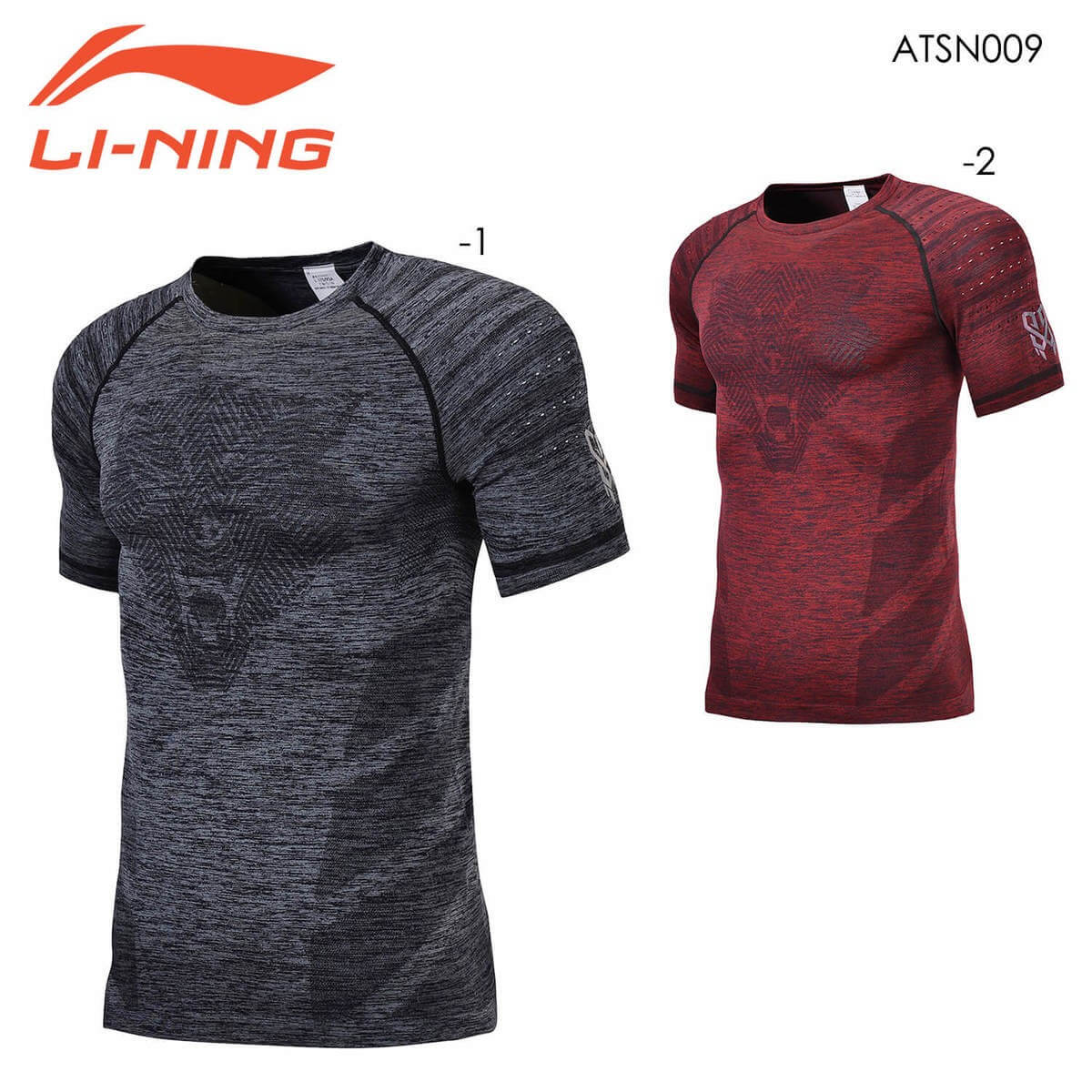 LI-NING ATSN009 トレーニングTシャツ(ユニ/メンズ) バドミントンウェア リーニン【メール便可】