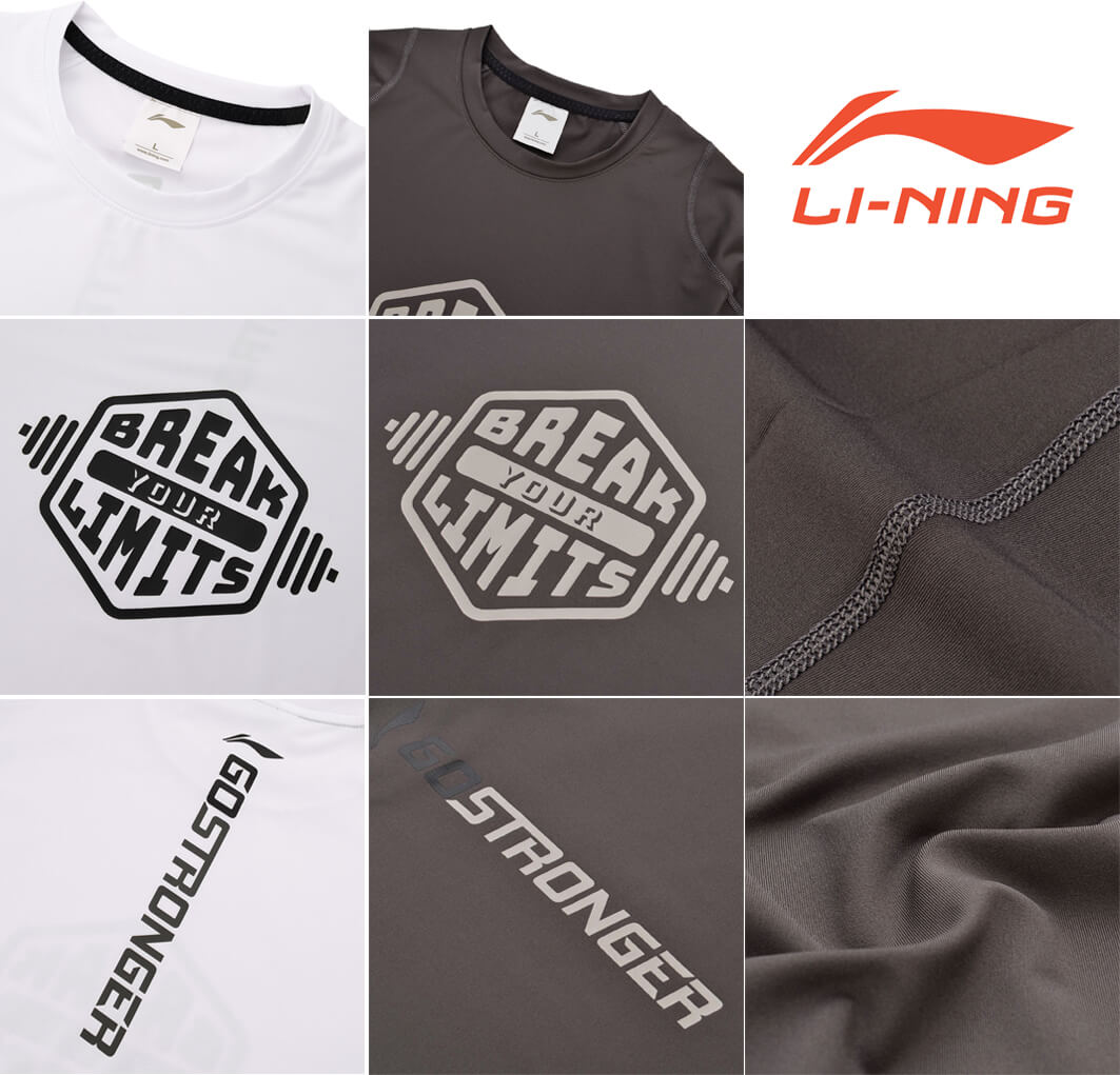 LI-NING ATSM407 トレーニングTシャツ ウェア リーニン【メール便可】