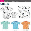 GOSEN NPT30 ぽちゃ猫 TENNIS PARTY 半袖Tシャツ(ユニ/メンズ) pochaneco 2020年春企画 テニスウェア ゴーセン 【メール便可/限定品】