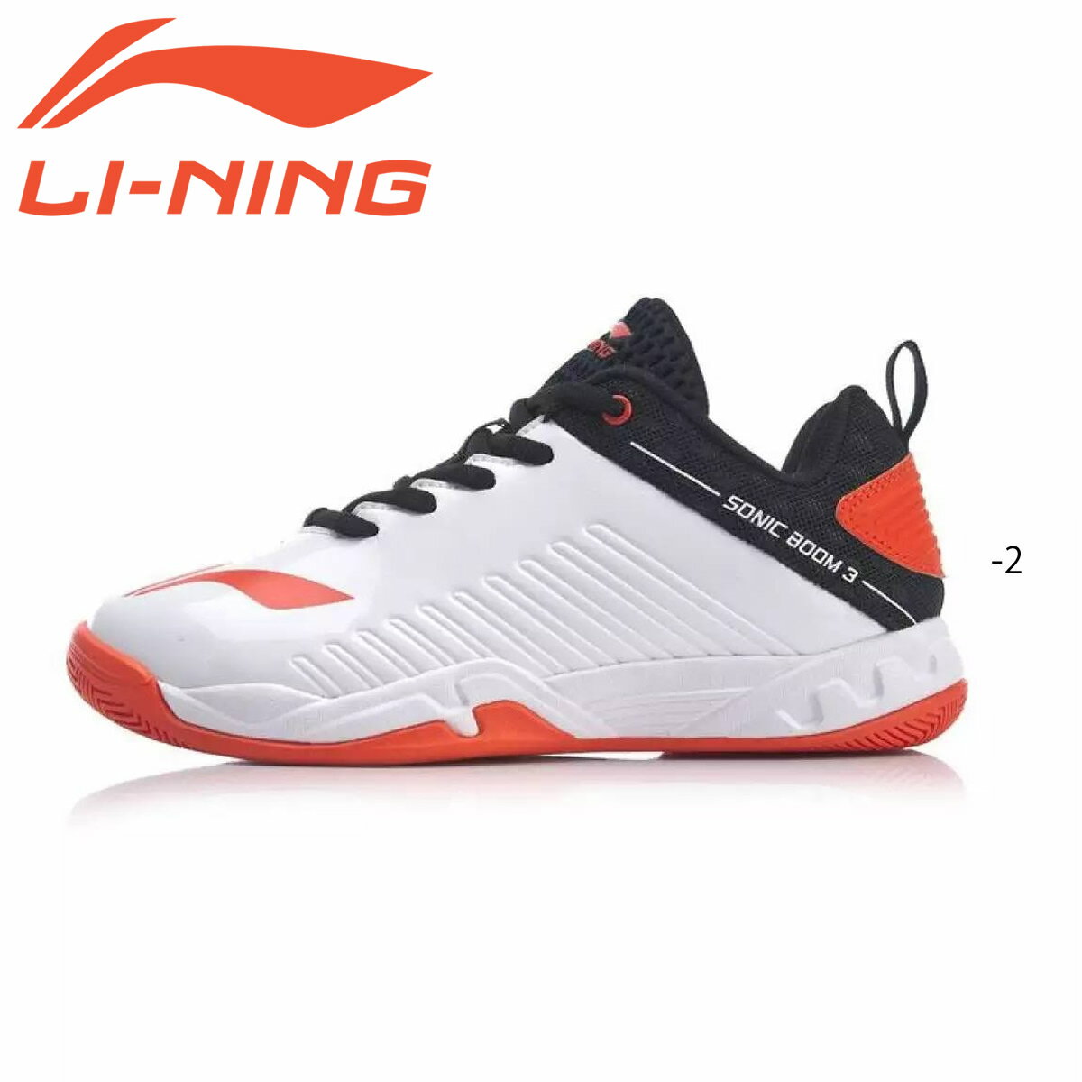 LI-NING AYZP032 SONIC BOOM 3.0 バドミントンシューズ(19.0、20.0、21.0、22.0cm) リーニン