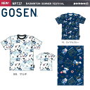 GOSEN NPT37 ぽちゃ猫 BADMINTON SUMMER FESTIVAL 半袖Tシャツ(ユニ/メンズ) pochaneco 2020夏企画 バドミン...