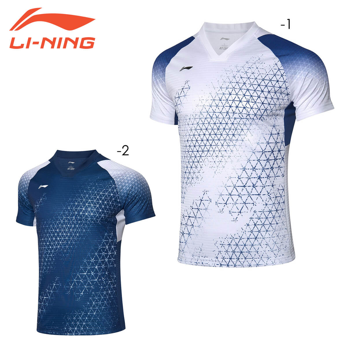 LI-NING AAYQ011 ゲームシャツ(ユニ/メンズ) バドミントンウェア リーニン【日本バドミントン協会審査合格品/メール便可】