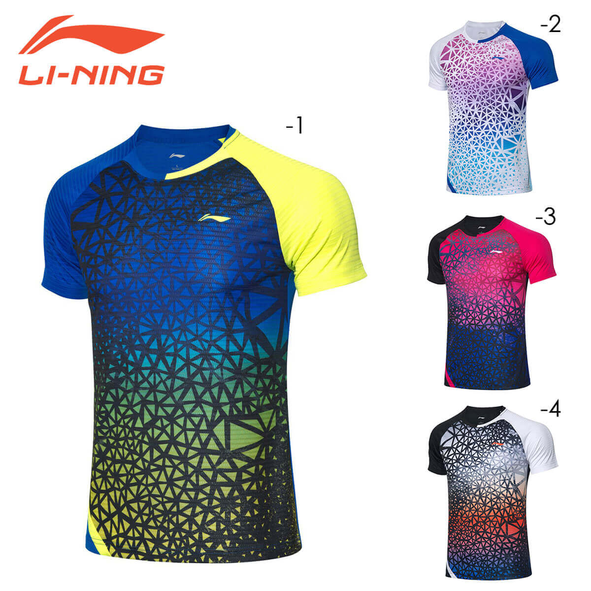 LI-NING AAYQ071 ゲームシャツ(ユニ/メンズ) バドミントンウェア リーニン【日本バドミントン協会審査合格品/メール便可】