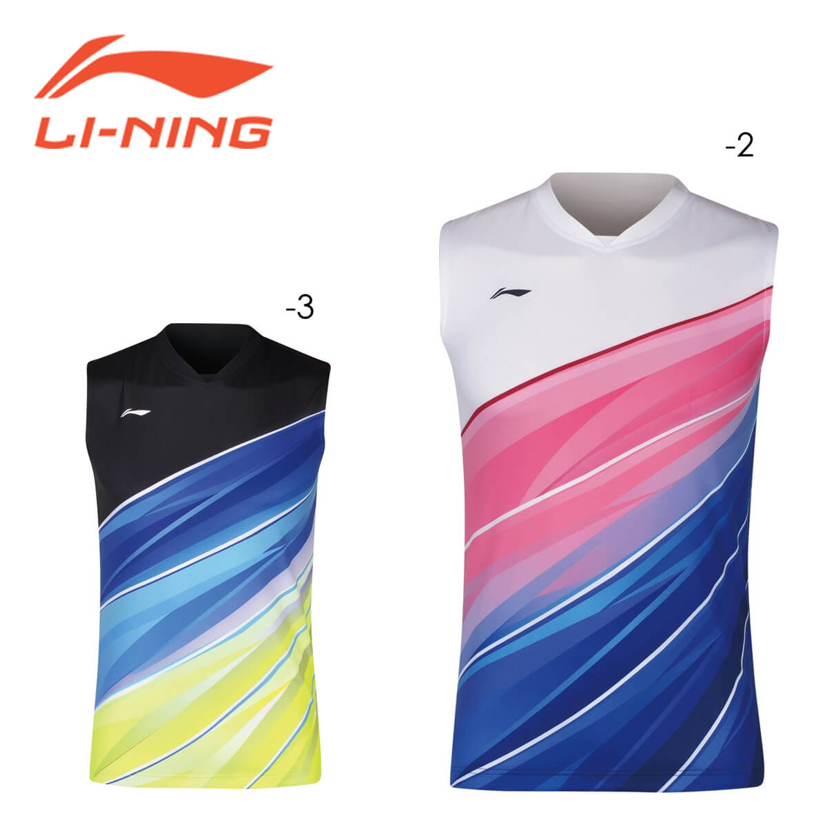 LI-NING AVSQ019 ゲームシャツ(ユニ/メンズ) バドミントンウェア リーニン【日本バドミントン協会審査合格品/メール便可】