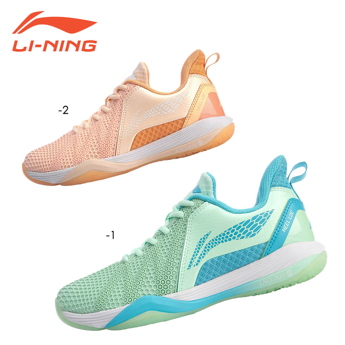 LI-NING AYZQ002 バドミントンシューズ(レディース) リーニン【日本バドミントン協会審査合格品】