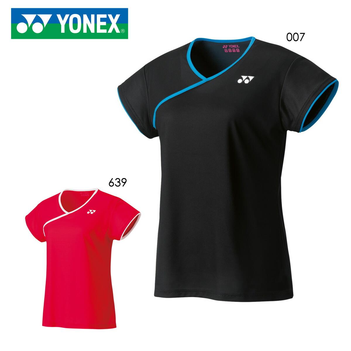 YONEX 16444 ウィメンズドライTシャツ バドミントンウェア(TOURNAMENT STYLE) ヨネックス 2020年秋冬モデル【メール便可/取り寄せ】