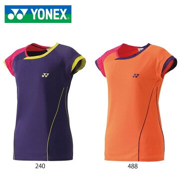 YONEX 20253 フィットシャツ(レディース) テニス バドミントンウェア ヨネックス 【メール便可/ 日本バドミントン協会審査合格品】