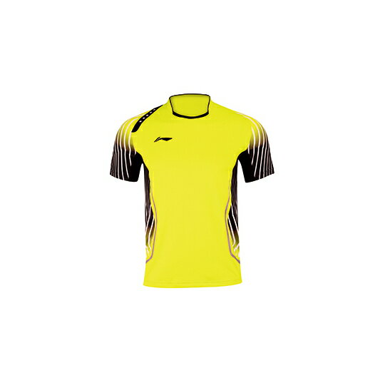 【大特価】LI-NING AAYJ123-2 ゲームシャツ(ユニ) バドミントンウェア リーニン【メール便可/日本バドミントン協会審査合格品】(4)