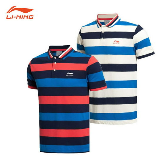 【大特価40%OFF】LI-NING APLK155 ポロシャツ コットン100% 心地よい肌触り 練習後の普段着にも リーニン【メール便可】