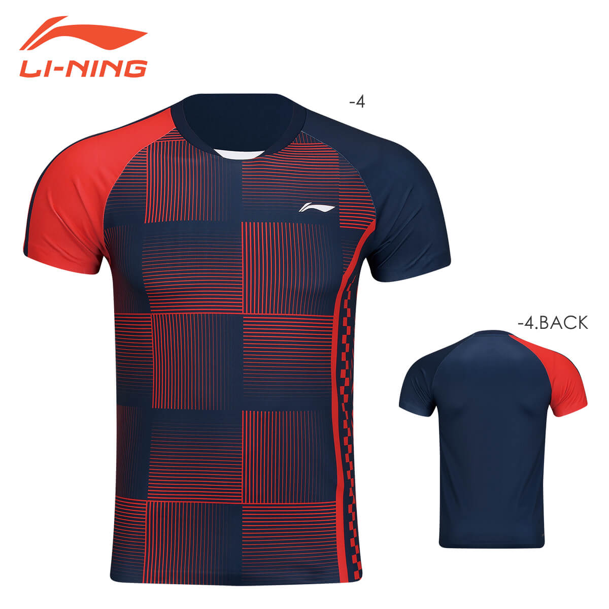 Rakuten - LI-NING AAYR197 ゲームシャツ バドミントンウェア(ユニ/メンズ) リーニン【メール便可】