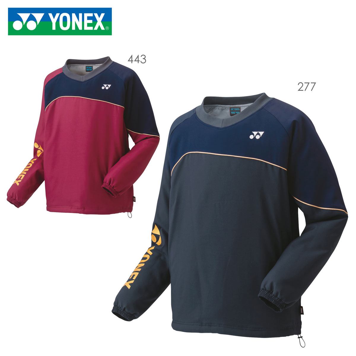 YONEX 90068J 中綿Vブレーカー ウェア(ジュニア) テニス・バドミントン ヨネックス