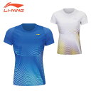 LI-NING AAYS060 ゲームシャツ バドミントンウェア(レディース) リーニン【メール便可/日本バドミントン協会審査合格品】