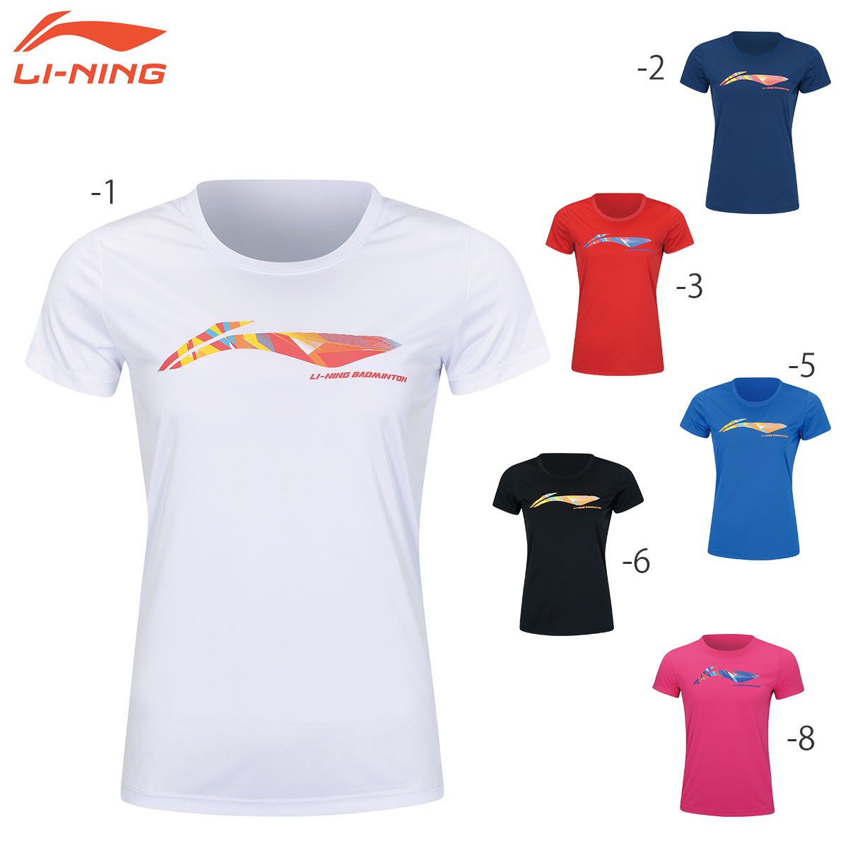 LI-NING AHSR788 トレーニングTシャツ バ