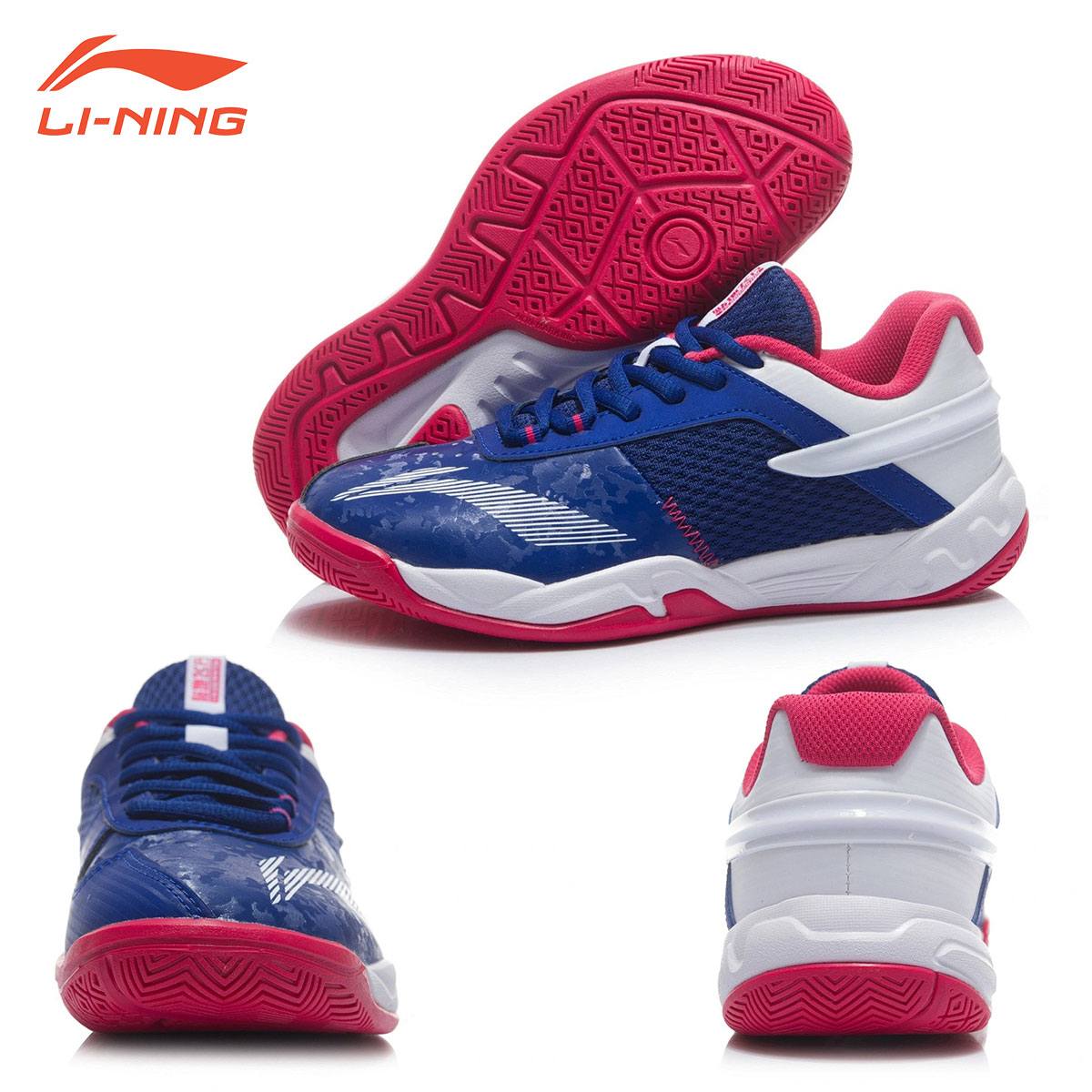 LI-NING AYTR012 バドミントンシューズ(レディース/ジュニア) ローカット 3Eスタン...