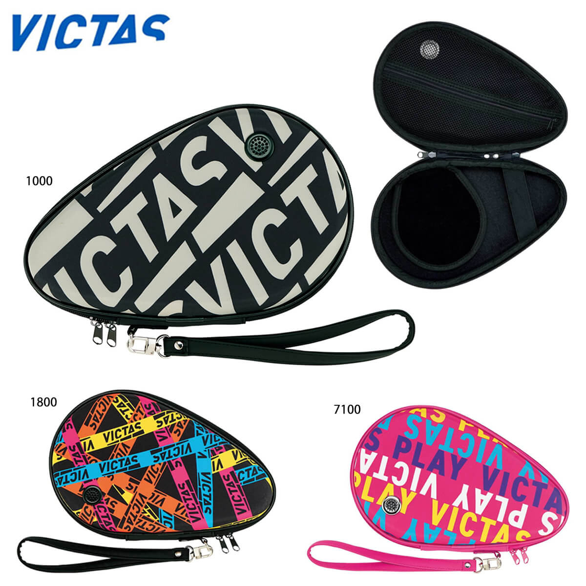 VICTAS 672111 ץƥåɥ饦ɥ饱åȥPRINTED ROUND RACKET CASE  Хå ...