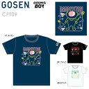 GOSEN CPT09 COSMICBOY(コズミックポーイ) 半袖Tシャツ バドミントンウェア 2022春企画 2022SS ゴーセン【メール便/限定品】