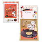 *オルゴールカード バースデーカード スヌーピー/レコード 815394 日本ホールマーク グリーティングカード 誕生日 お祝い ギフト PEANUTS かわいい