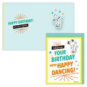 バースデーカード スヌーピー ハッピーダンス /USA Design 830410 日本ホールマーク グリーティングカード 大人 子供 手紙 誕生日 お祝い お...