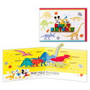 バースデーカード 立体 ディズニー ミッキー&フレンズ ダイナソー 恐竜 845971 日本ホールマーク グリーティングカード かわいい 大人 子供 キャラクタ...