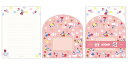 ムーミン レターセット レッド MOAD 843373 日本ホールマーク キャラクターグッズ 大人 子供 かわいい 文具 手紙 便箋 封筒 挨拶