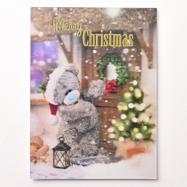 クリスマスカード ベア 3Dポストカード PX4352 イーズプロダクツ EASE 大人 シンプル 手紙 ポスカ クマ..