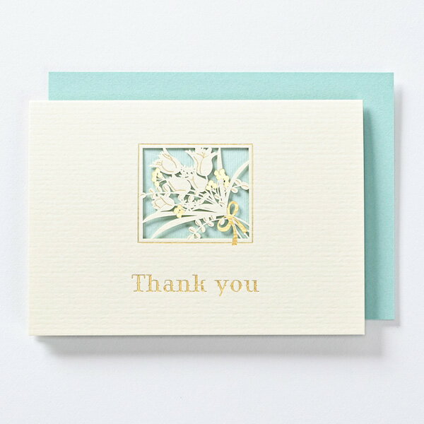 サンキューカード GT1316 イーズプロダクツ EASE グリーティングカード ありがとう 感謝 お礼 手紙 お便り