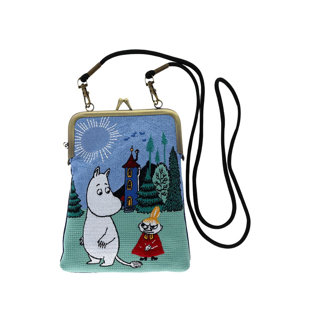 畳刺繍縦型ペンポーチ がま口 NLC ムーミン S2337606 サンスター文具 New Life Collection キャラクタ..