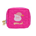 【20%OFF】ケアベア キルティングポーチ ピンク S2334810 サンスター文具 キャラクターグッズ CareBears SLUMBER Party かわ...