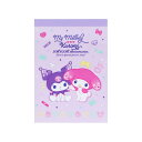 メモミニ マイメロディ&クロミ S2847957 サンスター文具 周年記念 サンリオキャラクターズ かわいい 大人 アニバーサリー メモ帳 メッセージ