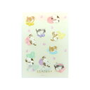 【30日までポイント5倍!】mofusand モフサンド クリアファイルエンベロープ付 和三盆 S2174421 サンスター文具 キャラクターグッズ ぢゅの かわいい 大人 和風 和柄 和菓子 書類 整理 収納