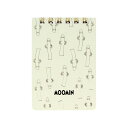 ムーミン WリングメモA7 チラシ MU25ニョロニョロ S2848422 サンスター文具 キャラクターグッズ かわいい 大人 メモ帳 メッセージ 伝言