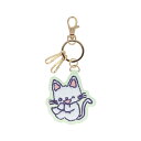 ノンタン 第2弾 サガラ刺繍キーリング LG ライトグリーン S8349916 サンスター文具 キャラクターグッズ かわいい 大人 子供 絵本 キヨノサチコ キ...