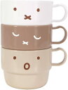 ミッフィー プラコップ(3コセット) MF751 クツワ ビーエスエス BSS miffy フェイス柄 ランチグッズ 電子レンジ 食洗機 スタッキング 重ねる ...