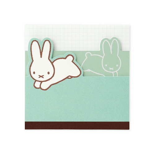 ディック・ブルーナ メモパッド うさぎ グリーン MM-MY1G マルアイ ミッフィー miffy DickBruna メモ帳 メッセージ 伝言