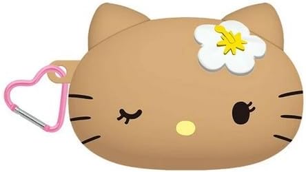 Rakuten - 【30％OFF】シリコンペンケース 日焼け ハローキティ カラビナ付き ベージュ 130974 クラックス ポーチ 大人 ギフト 雑貨 平成ギャル