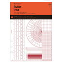 PLOTTER プロッター PLT0009-A5 スケール下敷 6穴 A5サイズ 77716436 KNOX ノックス デザインフィル 定規 インデックス 分度...