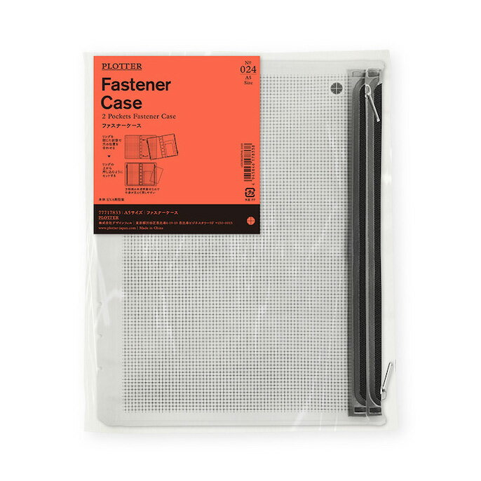 Desk Size - PLOTTER A5 ファスナーケース 77717833 プロッター 手帳リフィル KNOX ノックス デザインフィル