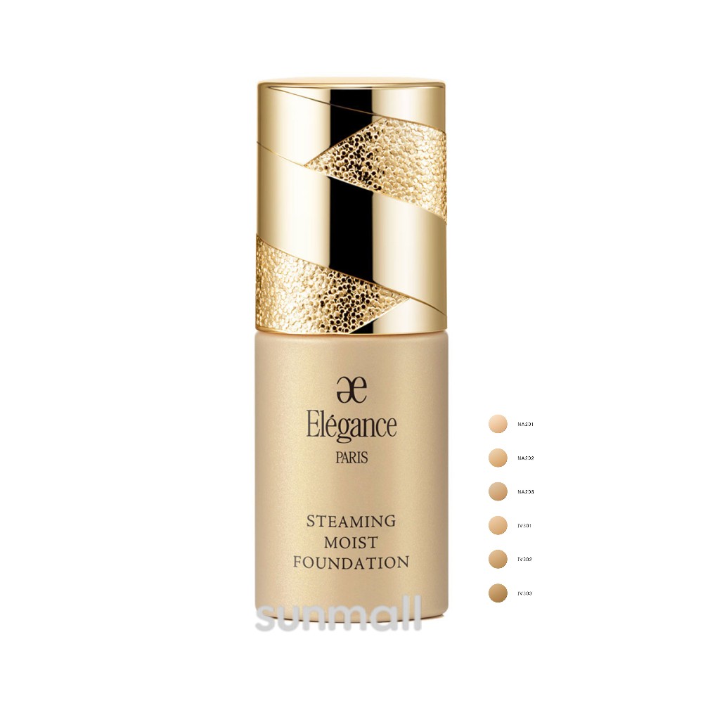 elegance エレガンス スティーミング モイスト ファンデーション 30mL 6色 / SPF25 PA++｜ファンデーション正規品(4.0)