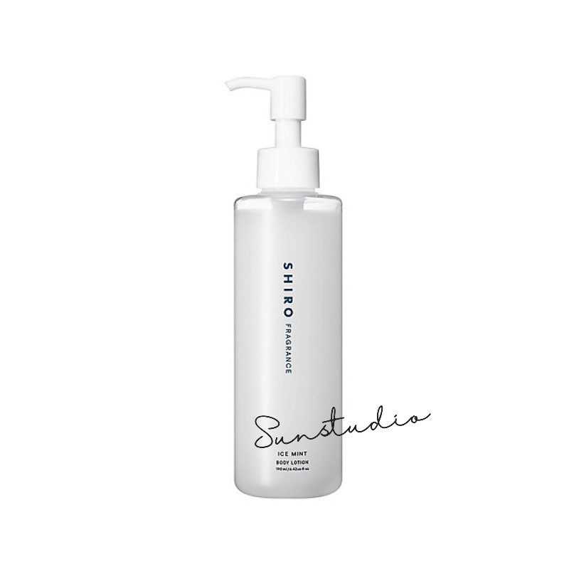 shiro シロ アイスミント ボディローション190mL／清涼感 ボディ用保湿乳液 正規品 清涼感と保湿を両立、ひと塗りでクールな肌にのサムネイル