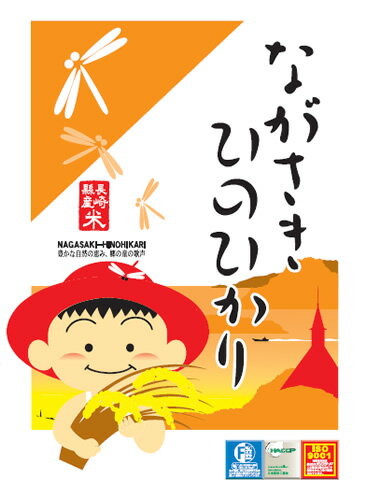 長崎県産　ヒノヒカリ　令和元年産　精白米　2kg　保管に便利なスタンドパック入り...