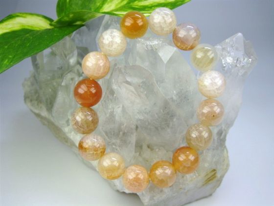 【ブレスレット】ファイヤーアゲート品質AAAΦ12±0.2mm【一点物】