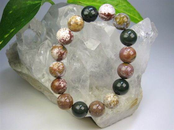 【ブレスレット】オーシャンジャスパーΦ12±0.2mm【一点物】